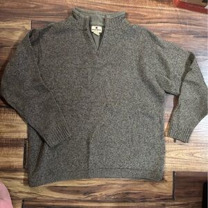 Men’s woolrich large sweater 1/4 zip warm cozy